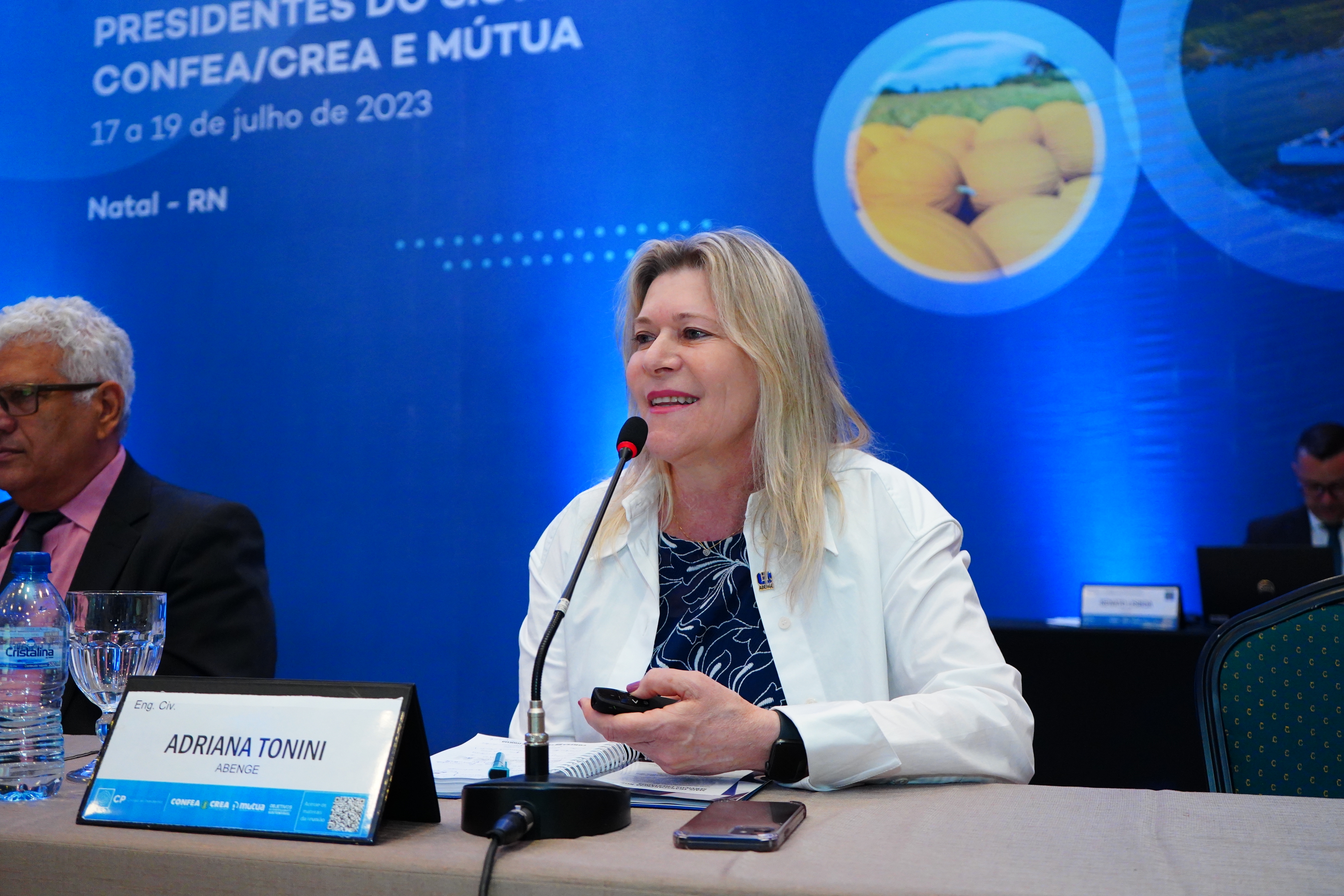 Presidente da Abenge, eng. civ. Adriana Maria Tonini