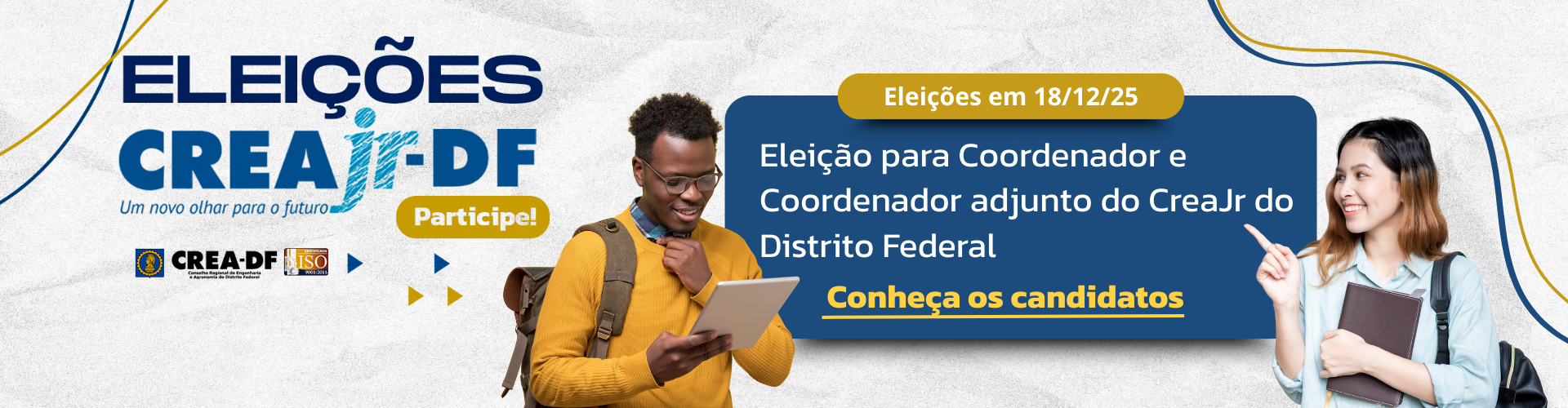 Eleições do CREAjr-DF acontecem em 18 de dezembro